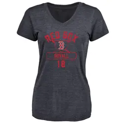 Jason Varitek Boston Red Sox Women's Black Midnight Mascot V-Neck