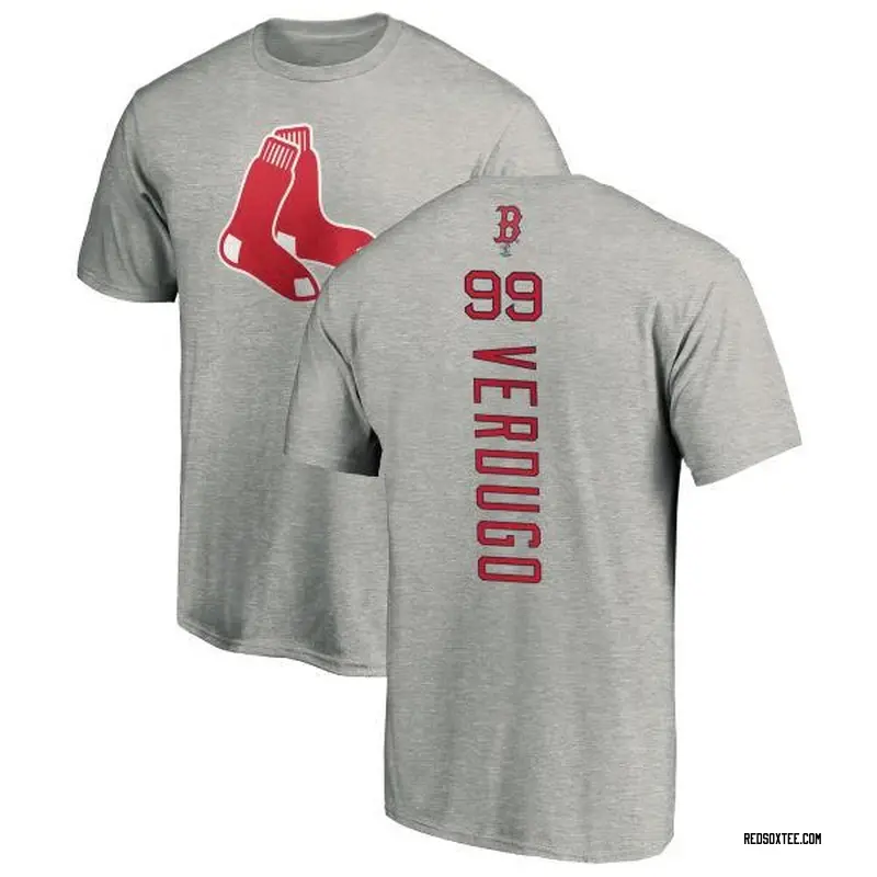 Alex Verdugo Boston Red Sox Men's Navy Backer T-Shirt 