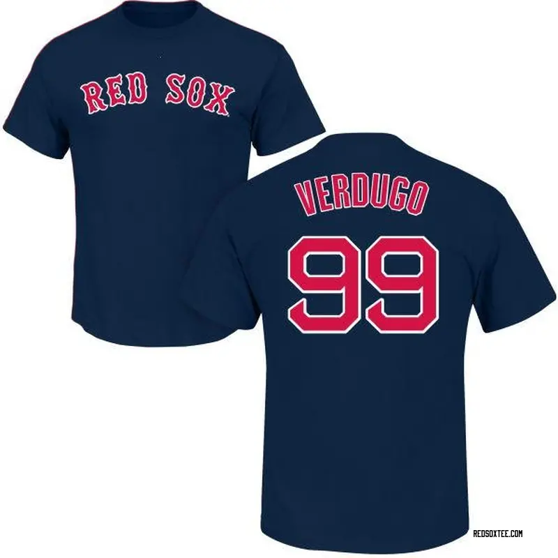 Alex Verdugo Boston Red Sox Youth Navy Roster Name & Number T-Shirt 