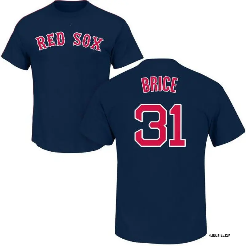 Austin Brice Boston Red Sox Men's Scarlet Roster Name & Number T-Shirt 