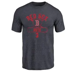 Babe Ruth Boston Red Sox Women's Navy Backer Slim Fit T-Shirt 