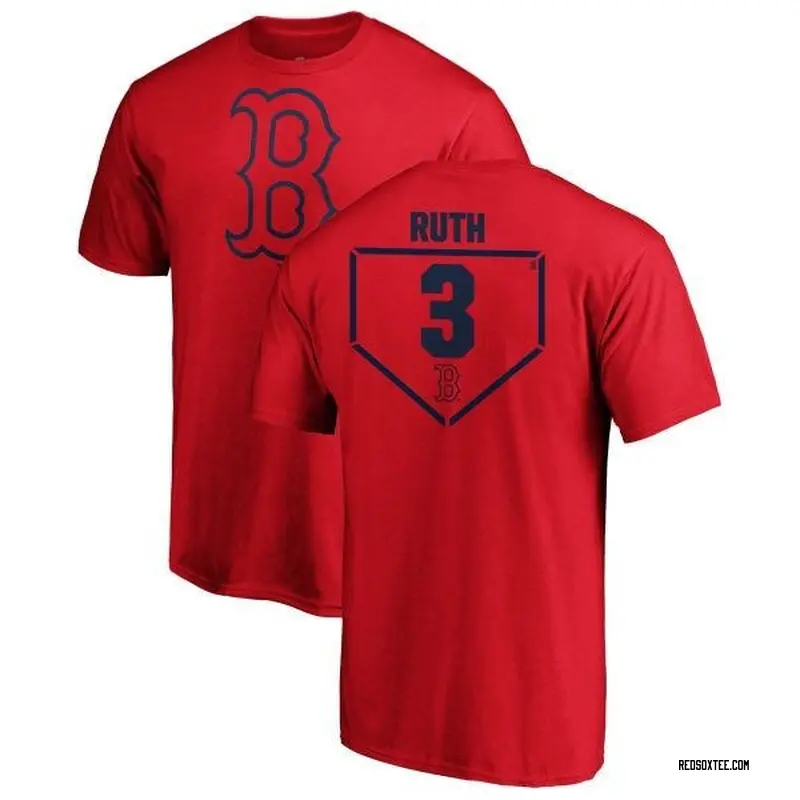 Babe Ruth Boston Red Sox Men's Red RBI T-Shirt 
