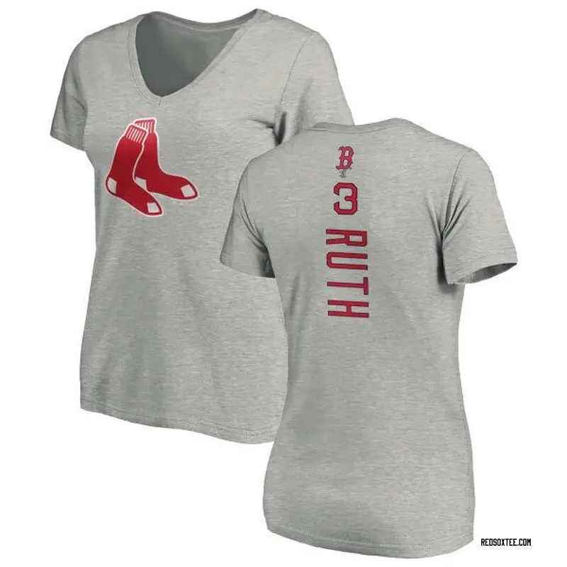 Babe Ruth Boston Red Sox Women's Navy Backer Slim Fit T-Shirt 