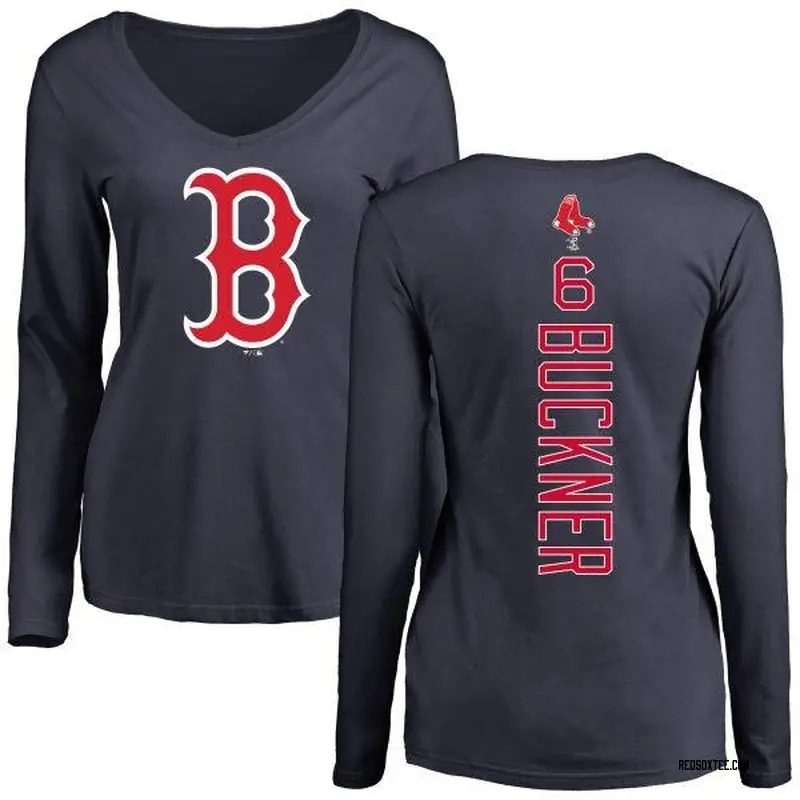 Bill Buckner Boston Red Sox Men's Navy Backer T-Shirt 