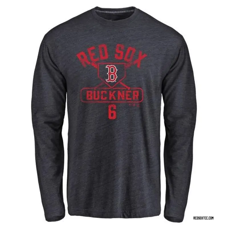 Bill Buckner Boston Red Sox Youth Navy Branded Base Runner Tri-Blend Long  Sleeve T-Shirt 