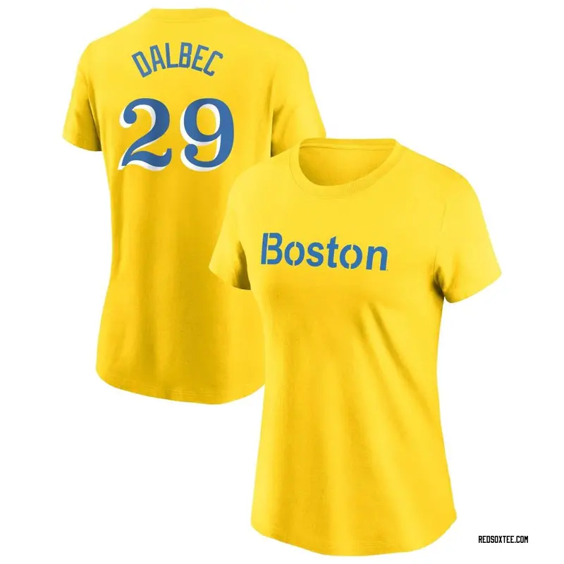 Bobby Dalbec Boston Red Sox Women's Gold City Connect Name