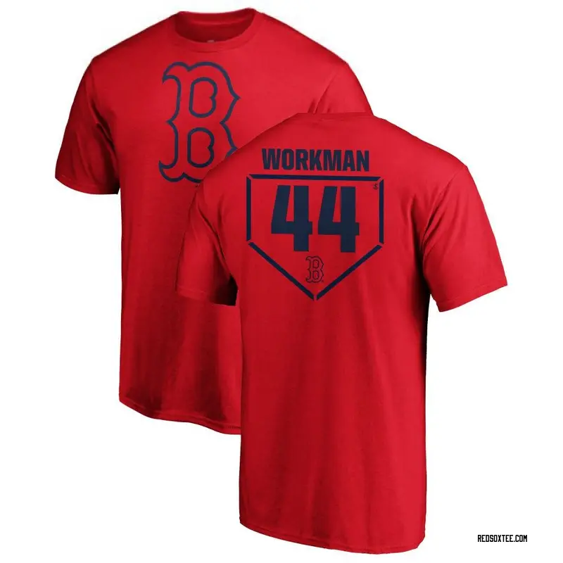 Brandon Workman Boston Red Sox Men's Scarlet Roster Name & Number T-Shirt 