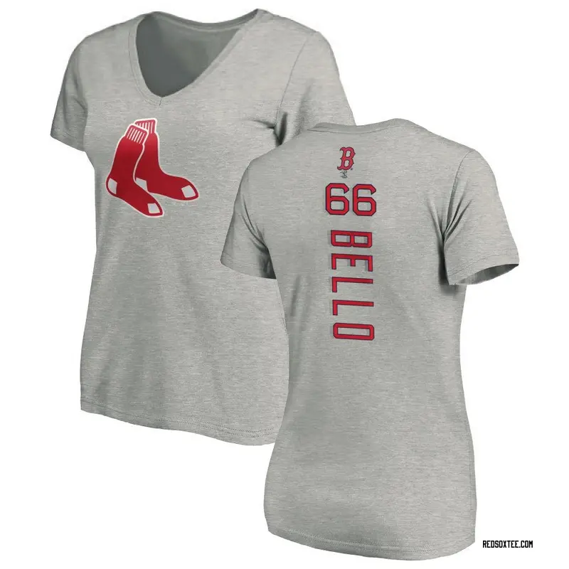 Brayan Bello Boston Red Sox Women's Red Roster Name & Number T-Shirt 