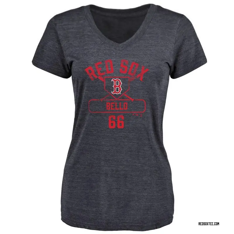 Brayan Bello Boston Red Sox Women's Red Roster Name & Number T-Shirt 