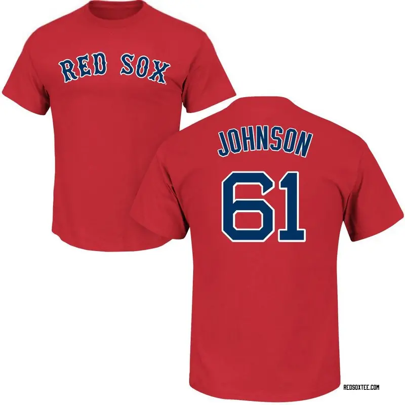 Brian Johnson Boston Red Sox Women's Navy Roster Name & Number T-Shirt 