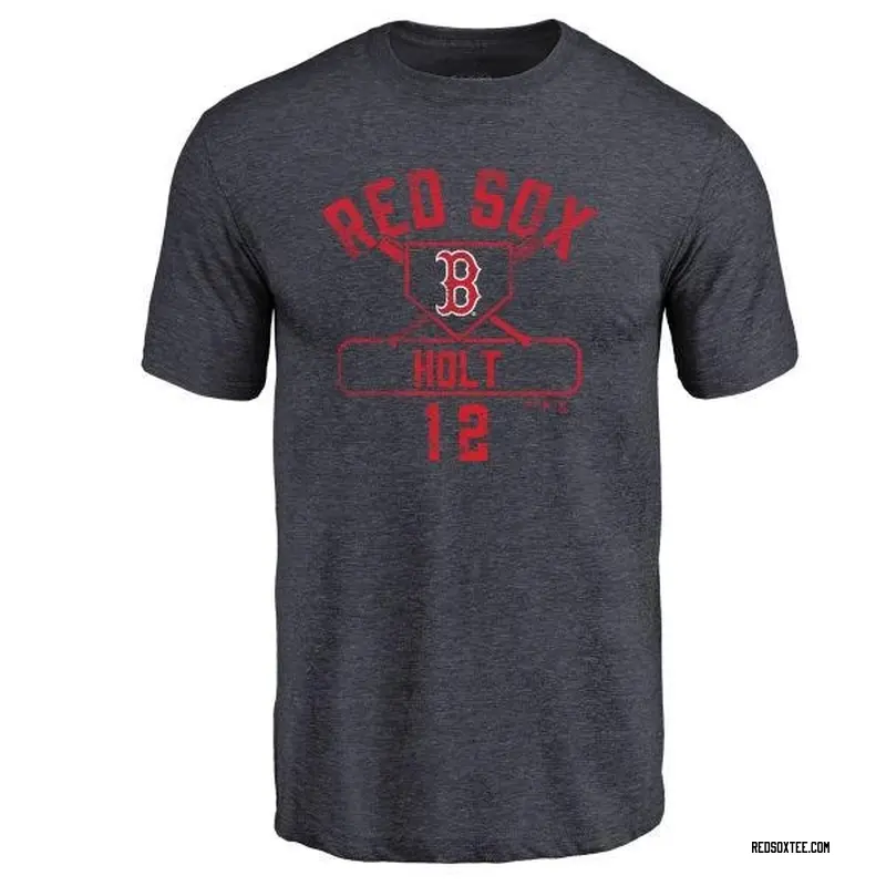 Brock Holt Boston Red Sox Men's Navy Branded Base Runner Tri-Blend