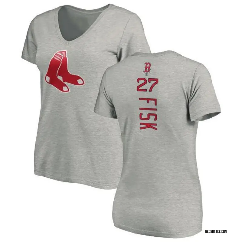 Women's Carlton Fisk Backer Slim Fit T-Shirt - Ash