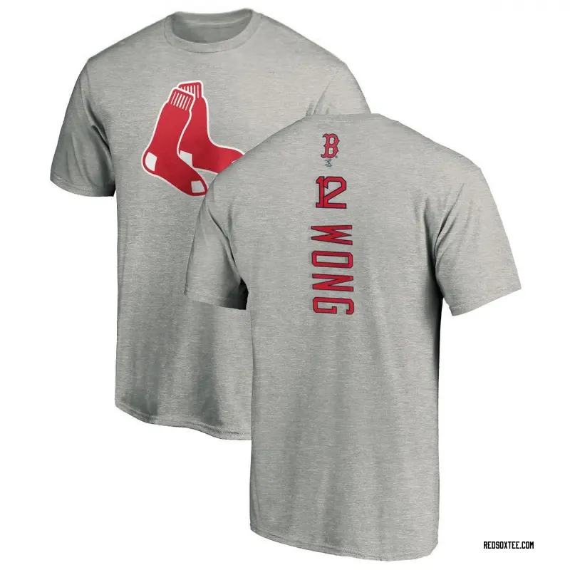 Connor Wong Boston Red Sox Men's Navy Roster Name & Number T-Shirt 