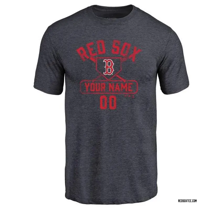 Custom Boston Red Sox Youth Navy Roster Name & Number T-Shirt 