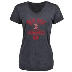 Women's Darwinzon Hernandez Name & Number T-Shirt - Red - Tshirtsedge