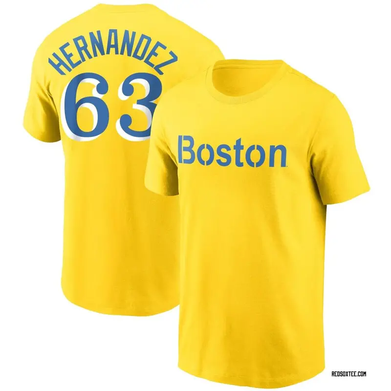 Darwinzon Hernandez Boston Red Sox Women's Gold City Connect Name