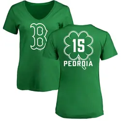 Boston Red Sox Shirt Men Large Dustin Pedroia Adult 3/4 Sleeve MLB