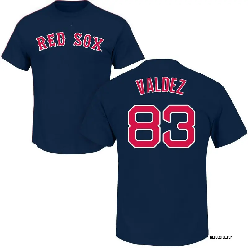 Enrique Hernandez Boston Red Sox Youth Scarlet Roster Name & Number T-Shirt  