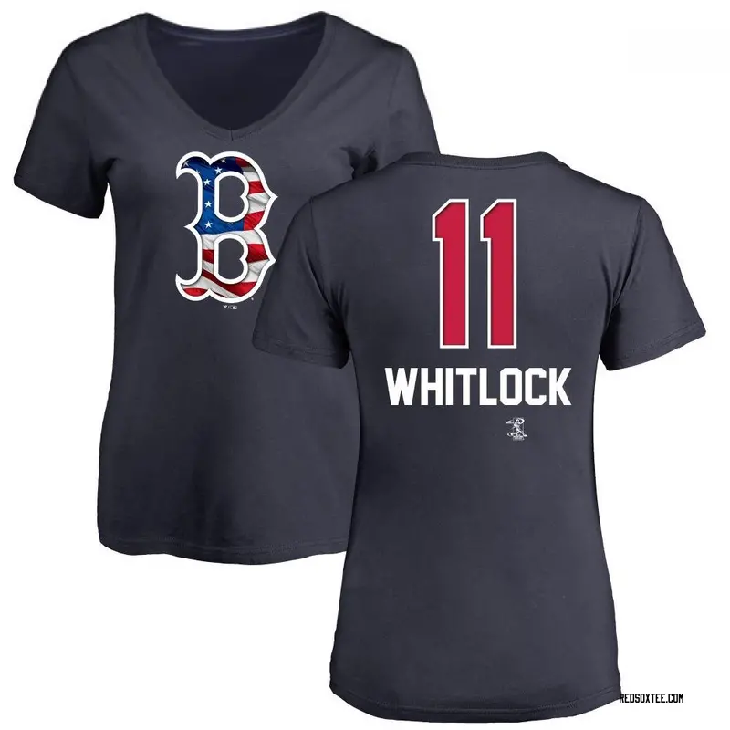 Garrett Whitlock Boston Red Sox Women's Navy Roster Name & Number