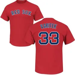 Jason Varitek Boston Red Sox Youth Navy Backer T-Shirt 