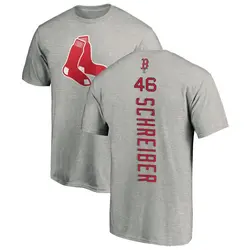 Eduardo Nunez Boston Red Sox Women's Backer Slim Fit T-Shirt - Ash