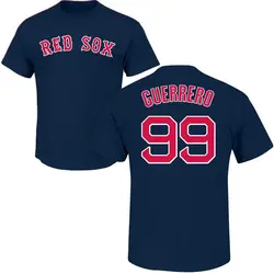 Luis Guerrero Boston Red Sox Men's Navy Roster Name & Number T-Shirt -