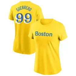 Luis Guerrero Boston Red Sox Women's Gold City Connect Name & Number T-Shirt