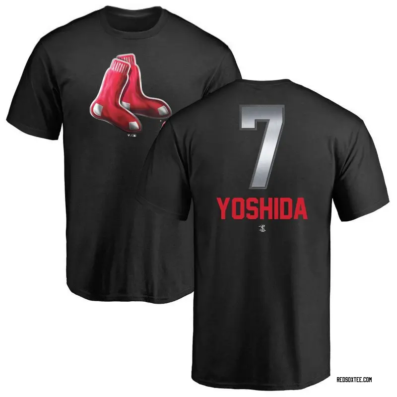 Masataka Yoshida Boston Red Sox Youth Scarlet Roster Name & Number T-Shirt 