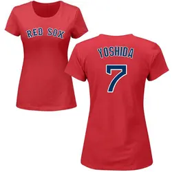 Men's Boston Red Sox Masataka Yoshida Nike Navy Name & Number T-Shirt