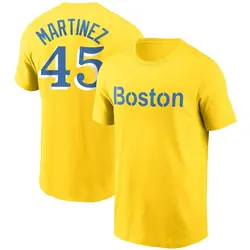 Pedro Martinez Boston Red Sox Youth Scarlet Roster Name & Number T-Shirt 