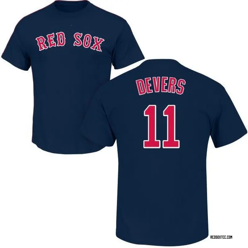 Rafael Devers Boston Red Sox Men's Navy Roster Name & Number T-Shirt 