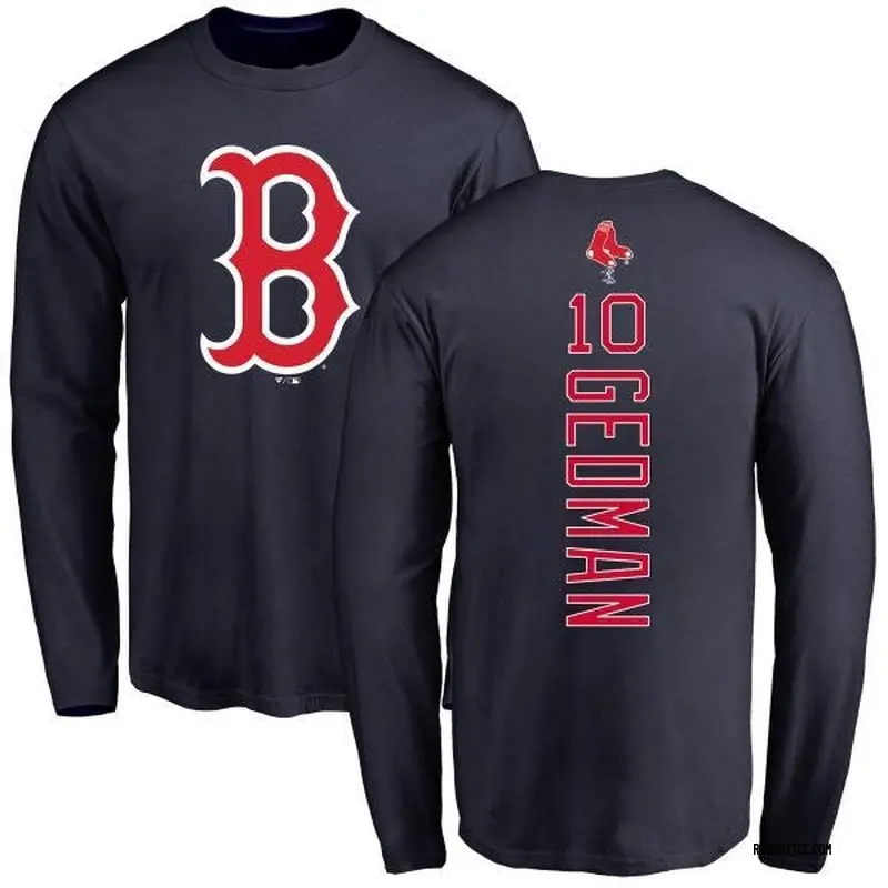 Rich Gedman Boston Red Sox Men's Navy Roster Name & Number T-Shirt 