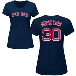 Rob Refsnyder Boston Red Sox Men's Backer T-Shirt - Ash