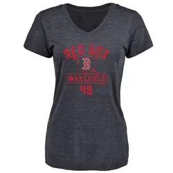 Boston Red Sox Refried Apparel Women's Sustainable Tri-Blend Tank Top - Navy