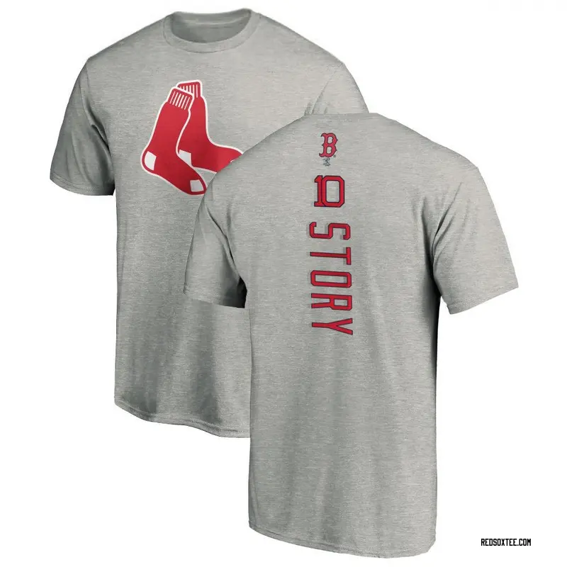 Trevor Story Boston Red Sox Youth Navy Backer T-Shirt 